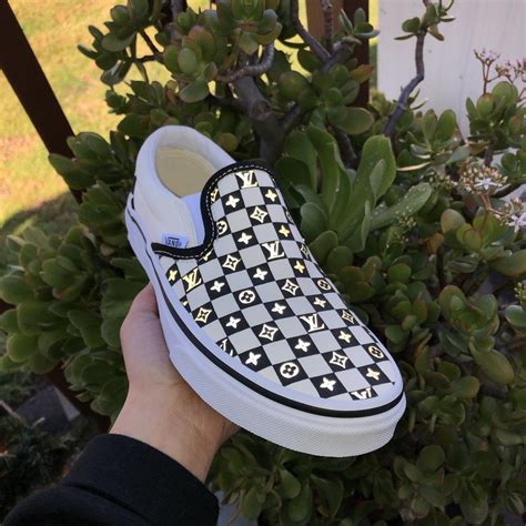 white louis vuitton vans|louis vuitton yellow vans.